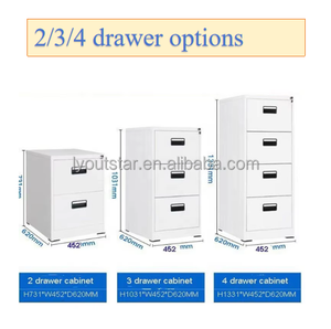 Serrure et clé pour tiroir de meuble de rangement, armoire de classement métallique, tiroir de classement en acier pour le bureau - Product Image 2