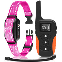 4 Trainingsmodi Sicherheitsschloss Hundetrainingshalsband mit Fernbedienung Hundeerziehungshalsband mit Schockfunktion