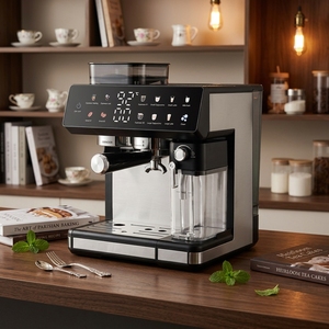 Cafetera Automática de Alta Calidad para Uso Comercial y Doméstico, Sistema de Preparación de Espresso con Palanca, Cafetera Profesional de Alta Resistencia - Product Image 4