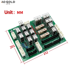 Placa <span class=keywords><strong>de</strong></span> Relés para Elevador Hitachi IOSB <span class=keywords><strong>DWG</strong></span> 12501749, Placa <span class=keywords><strong>de</strong></span> Control para Elevador, Placa <span class=keywords><strong>de</strong></span> Circuito Impreso 13503594 NF2 IOSB - Product Image 2