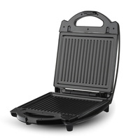 Machine à gaufres automatique en gros pour la maison, grille-pain détachable pour le petit-déjeuner, grill électrique à panini, appareil à sandwich antiadhésif