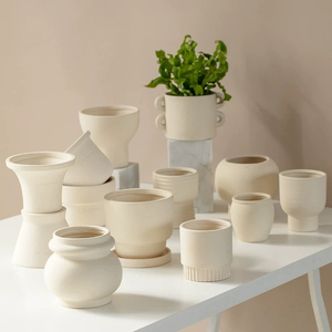 New Design Home Garden Decor Ceramic Plant Pot Wholesale Indoor Tabletop Decorative Terracotta Flower Pots - Product Image 1