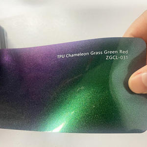 REEDEE TPU Couleur PPF Wrap Vente en gros Sable Proof 7.5Mil Caméléon Herbe <span class=keywords><strong>Vert</strong></span> Rouge PPF Couleur <span class=keywords><strong>Peinture</strong></span> Film de Protection pour Carrosserie - Product Image 1