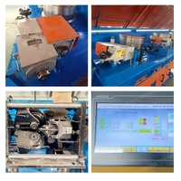 Machine à tréfiler les fils en acier inoxydable de 8 mm entièrement automatique à grande vitesse, motorisée, avec contrôle PLC et optimisation énergétique