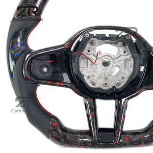 Volante Deportivo M Sport con Pantalla LED de RPM, Fibra de Carbono Forjada para <span class=keywords><strong>BMW</strong></span> M3 M4 M5 G08 <span class=keywords><strong>G10</strong></span> G11 G14 G15 G16 G20 G21 G22 G23 G26 G30 G31 - Product Image 2