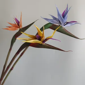 Fleur artificielle de qualité supérieure en latex, oiseau de <span class=keywords><strong>paradis</strong></span>, décoration intérieure, fleurs haut de gamme - Product Image 6