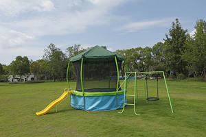 2025 personnalisé nouveau Design balançoire <span class=keywords><strong>piscine</strong></span> toboggan 3 en 1 PP PVC aire <span class=keywords><strong>de</strong></span> jeux extérieure parc <span class=keywords><strong>de</strong></span> trampoline pour enfants avec <span class=keywords><strong>abri</strong></span> contre la pluie - Product Image 5