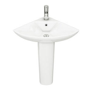 Ensemble <span class=keywords><strong>WC</strong></span> et lavabo moderne en céramique pour salle de bain, lavabo sur pied, lavabo d'angle, lavabo avec bidet - Product Image 5