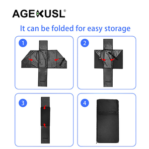AGEKUSL Caja de Transporte Plegable <span class=keywords><strong>para</strong></span> Bicicleta, <span class=keywords><strong>Bolsa</strong></span> de Almacenamiento <span class=keywords><strong>para</strong></span> Bicicleta Plegable, <span class=keywords><strong>para</strong></span> Maletero de <span class=keywords><strong>Brompton</strong></span> - Product Image 6