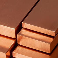 Barre plate en cuivre pur à 99,9 %, barre carrée en cuivre, prix au kg
