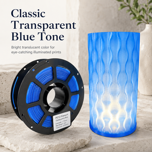 PETG Basic Lichtdiffusie Blauw Filament Spoel Lage Vervorming Printmateriaal 3D Printer Filament voor 3D-printen - Product Image 3