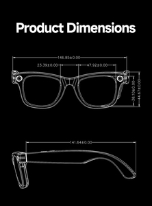 Lunettes Intelligentes IA W610T avec Caméra 8MP, Transfert Photo WiFi, Traduction 139+ Langues, Contrôle Tactile pour Hommes et Femmes, Lunettes de Soleil - Product Image 5