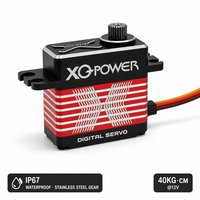 2026 XQ-POWER XQ-BLS8140H Servo numérique brushless 40 kg 0,07s haute vitesse IP67 étanche engrenage en acier inoxydable pour voiture RC 12V