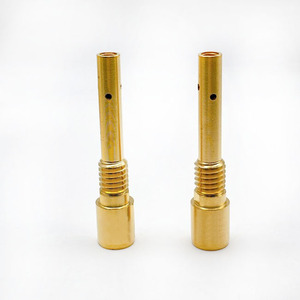Varilla de Conexión de Cobre de Alta Conductividad Personalizada de 16*78.5mm para Antorcha de Soldadura MIG/MAG, Soporte para Punta Difusora de Gas - Product Image 4