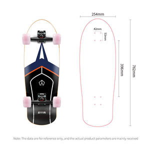 Planche de surf pour adulte en érable, de haute qualité, personnalisée, pour débutants - Product Image 6