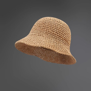 Syh1605 Cappello a Secchiello in Paglia Personalizzabile per Donne, Ideale per Spiaggia, Sole, Estate, Casual, Pesca e Viaggi - Product Image 2