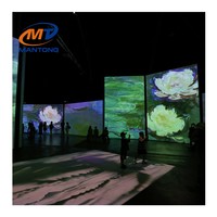 Affichages de cartographie immersive pour galerie d'art, projecteur holographique 3D immersif pour musée