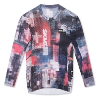 Maillot de cyclisme pour homme respirant à manches longues, vêtements de cyclisme, design original du fabricant, toucher doux, tenue professionnelle pour équipe