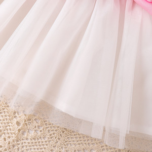 Vestidos para niñas de 0 a 3 años, falda de tul verde sin mangas con lazos, ropa para niñas, ropa infantil lisa y bonita para verano - Product Image 6