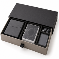 Coffret Cadeau Personnalisé pour Boîte de Cartes – Emballage Rigide de Luxe en Papier avec Insert pour Manches de Cartes à Collectionner, Dés et Accessoires de Jeu
