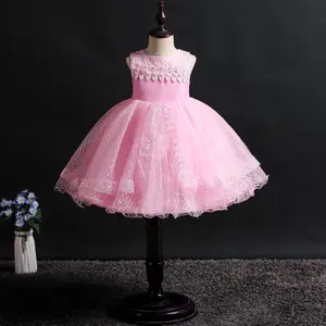 Children's dress 2019 new girls dress princess flower girl lace wedding dress children's wear