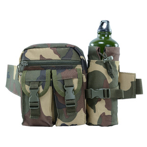 Sac banane tactique multifonctionnel pour <span class=keywords><strong>homme</strong></span> en toile camouflage <span class=keywords><strong>avec</strong></span> fermeture éclair et <span class=keywords><strong>pochette</strong></span> pour bouteille d'eau – Vente en gros - Product Image 4