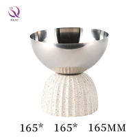 Style nordique résine Base plateau de fruits bonbons Snack assiette lumière luxe métal bol de fruits pour salon Table basse décoration de la maison