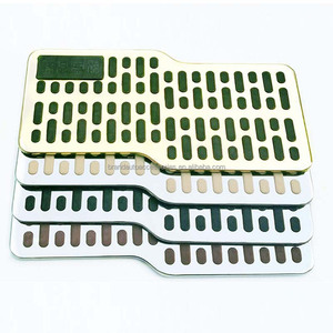 Aleación de aluminio Universal <span class=keywords><strong>Car</strong></span> Floor Mat Carpet <span class=keywords><strong>Heel</strong></span> <span class=keywords><strong>Pad</strong></span> Plate Foot Metal Pedal <span class=keywords><strong>Pad</strong></span> - Product Image 3