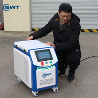 Mesin Pembersih Laser Serat 300W/500W Tipe Koper Baru untuk Menghilangkan Karat Logam, Baja Tahan Karat, Aluminium, Batu, Cat, dan Membersihkan Cetakan