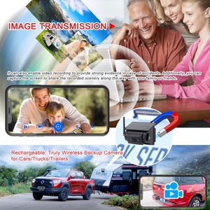 Mới nhất di động <span class=keywords><strong>wifi</strong></span> năng lượng mặt trời-<span class=keywords><strong>powered</strong></span> không dây xe phía sau xem đảo ngược máy ảnh với nam châm được xây dựng trong pin với ứng dụng cho điện thoại - Product Image 2