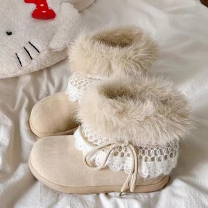 Chaussons d'hiver pour femmes et hommes, taille universelle, antidérapants, doux et chauds, chaussures d'intérieur pour l'hiver - Product Image 2