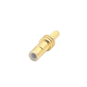 SMB MALE STRAIGHT CRIMP CONNECTOR FOR RG316/174 CABLE