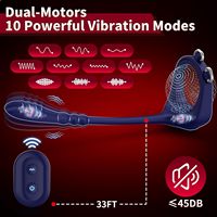 Männlicher Prostata-Massager Penisring-Vibrator G-Punkt-Stimulator Bester Penisring-Vibrator für Männer