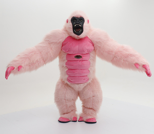 Suministro <span class=keywords><strong>de</strong></span> Fábrica: Disfraz <span class=keywords><strong>de</strong></span> Mascota <span class=keywords><strong>de</strong></span> Gorila <span class=keywords><strong>de</strong></span> <span class=keywords><strong>Anime</strong></span> Rosa Happy Sky, Gorro Azul, King Kong Inflable XL para <span class=keywords><strong>Alquiler</strong></span> en Fiestas <span class=keywords><strong>de</strong></span> Adultos - Product Image 2