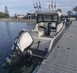 Bateau de pêche hors-bord en aluminium de 22,5 pieds, personnalisable pour la pêche familiale et professionnelle, yacht de luxe, <span class=keywords><strong>patrouille</strong></span> sportive, <span class=keywords><strong>7</strong></span> personnes - Product Image 2