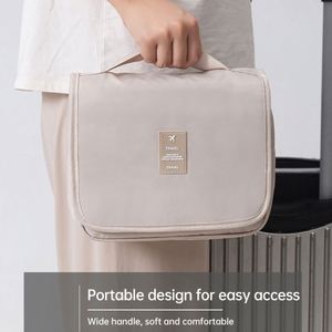 Bolsa de Aseo con Gancho para Colgar, Bolsa de Cosméticos para Mujer y Hombre, Bolsa de Maquillaje de Viaje - Product Image 5