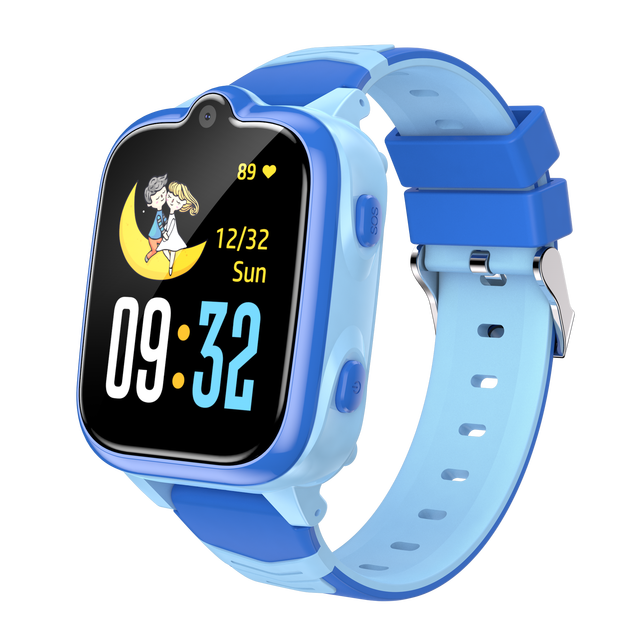 XT21 4G Kids Smart Watch GPS Tracker, Video Call Smartwatch IP67 Waterproof WiFi Children Watch with Camera