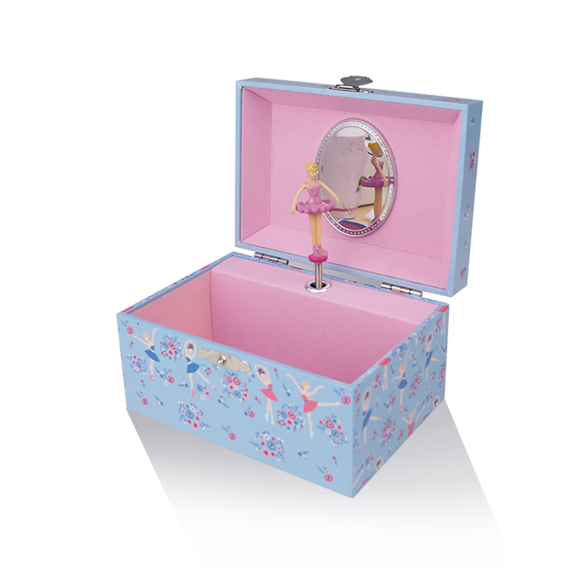 Музыкальные шкатулки для танцев Статуэтка музыкальная шкатулка Высокое качество пользовательский цвет звук деревянный ручной коленчатый Гуандун прямоугольник 1 шт./кор. EB1008