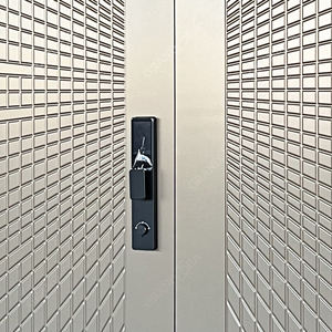 Puertas de Entrada de Acero de Lujo 2026, Puertas Pivotantes de <span class=keywords><strong>Metal</strong></span>, Puerta de Seguridad Exterior de Acero para Casa - Product Image 4