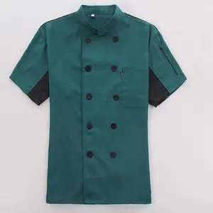 Sushi Bakery Cafe Chef Uniforms Waiter Catering Service Jackets Short Sleeve Work Uniforms