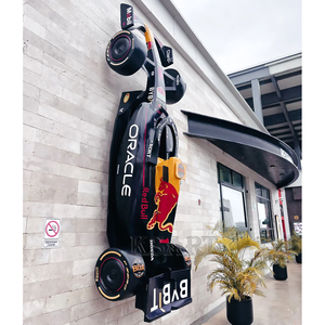 Scultura in Resina di Alta Qualità a Tema Auto da Corsa, Grandezza Naturale, Realizzata in Fibra di Vetro, Scultura di Auto da Corsa Formula Uno <span class=keywords><strong>Red</strong></span> <span class=keywords><strong>Bull</strong></span> - Product Image 2