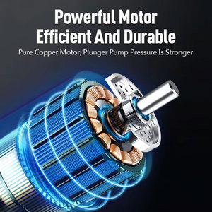 Súng rửa xe không dây, pin 21V, áp suất cao, chất liệu ABS, dùng cho rửa xe - Product Image 2