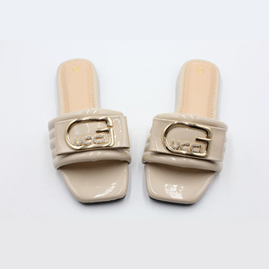 Ropa exterior, Sandalias planas que combinan con todo, zapatillas planas con punta abierta para mujer, zapatillas de playa para mujer, nuevo estilo de verano - Product Image 2