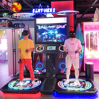 Machine de jeu d'arcade interactive VR pour 2 joueurs, simulateur de réalité virtuelle pour parc d'attractions intérieur, fonctionnant sur pièces, pour VR Beat