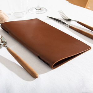 Cubierta de Menú A5 de Cuero PU en Oferta, con Banda Elástica, Carpeta de Menú Vintage, Elegante Porta Menús para Cafetería, Restaurante y Hotel - Product Image 4