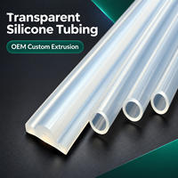 Fabricant de tubes en silicone transparents sur mesure, flexibles et extrudés, avec taille, couleur et longueur personnalisées