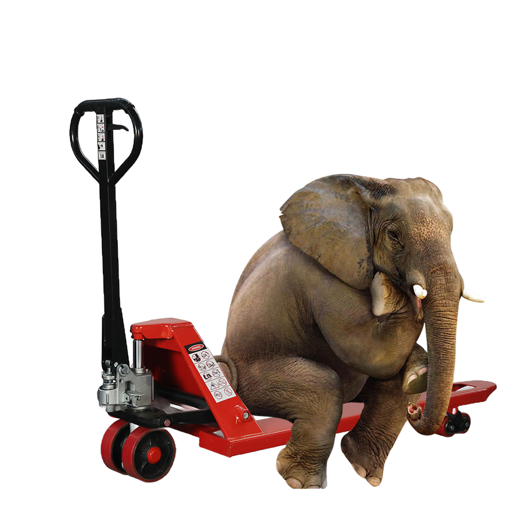 SYNGE Factory Supply 1.5ton Manual Hand Pallet Truck China Manufacture Manual Trolley for Sale