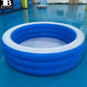 Grande piscine ronde gonflable en vinyle pour enfants, <span class=keywords><strong>pataugeoire</strong></span> hors sol pour jeux d'eau pour le <span class=keywords><strong>jardin</strong></span> - Product Image 3