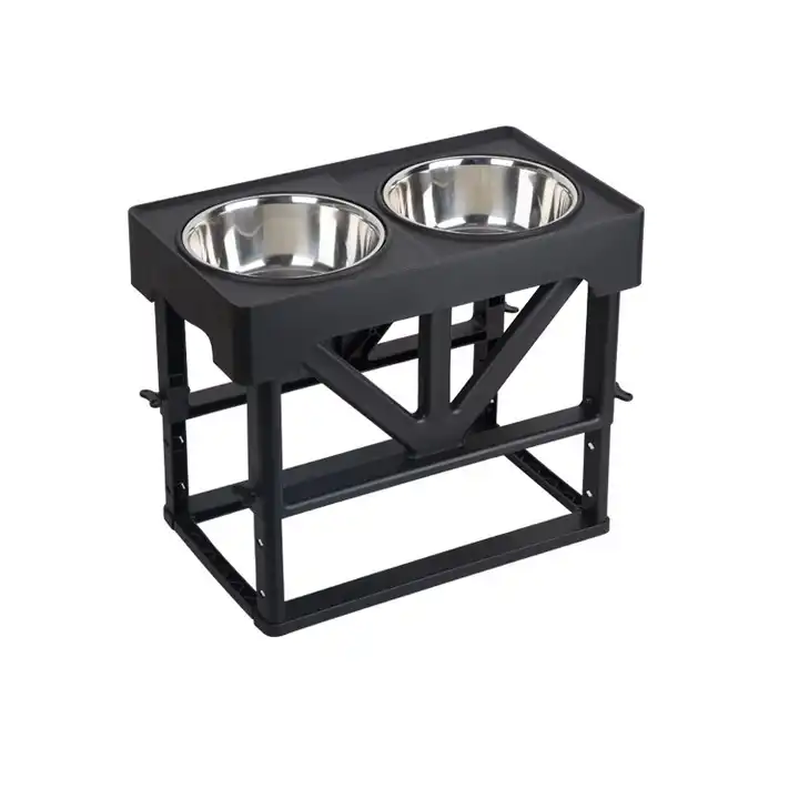 Elevated Adjustable Dog Food and Water Bowl - Large