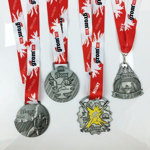 Werbe geschenke Benutzer definierte <span class=keywords><strong>3D</strong></span>-Metallmedaille mit Vergoldung und anpassbaren Größen - Product Image 4